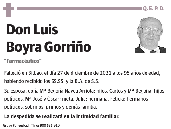 Luis Boyra Gorriño