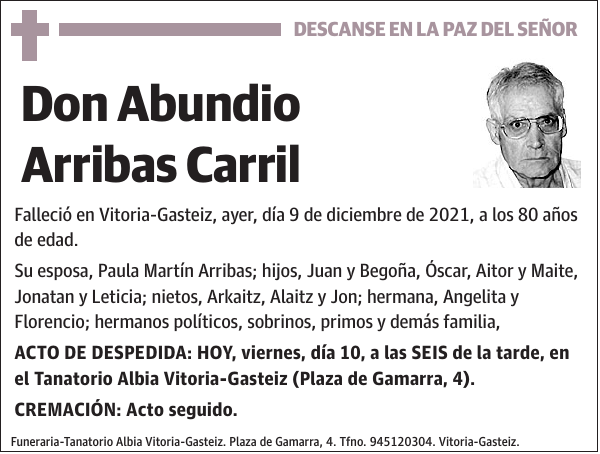 Abundio Arribas Carril