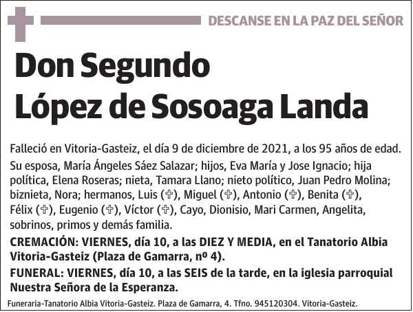 Segundo López de Sosoaga Landa