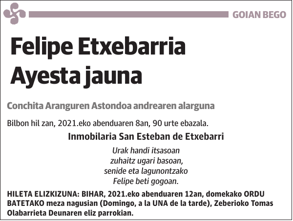 Felipe Etxebarria Ayesta