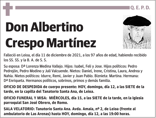 Albertino Crespo Martínez