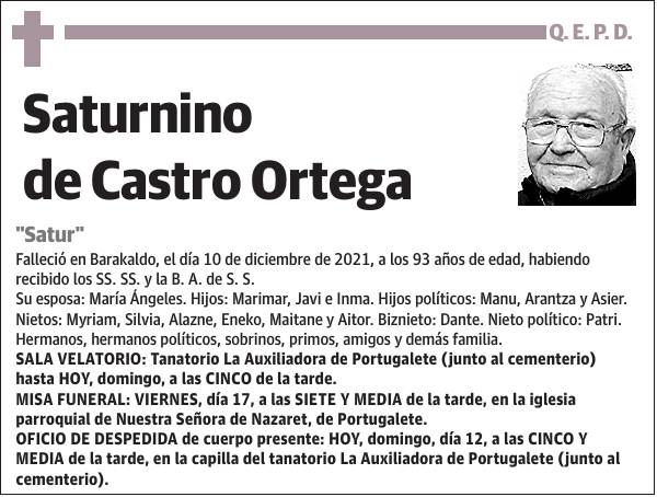 Saturnino de Castro Ortega