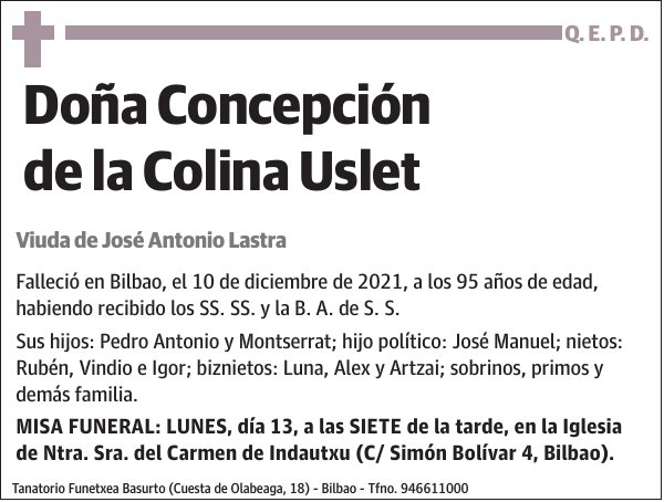 Concepción de la Colina Uslet