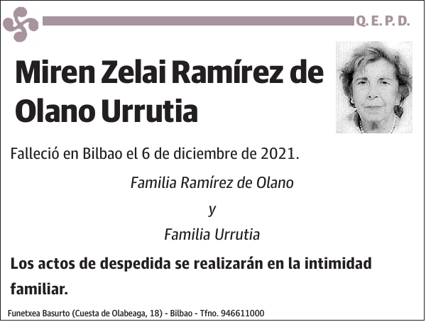 Miren Zelai Ramírez de Olano Urrutia