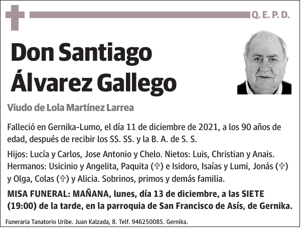 Santiago Álvarez Gallego