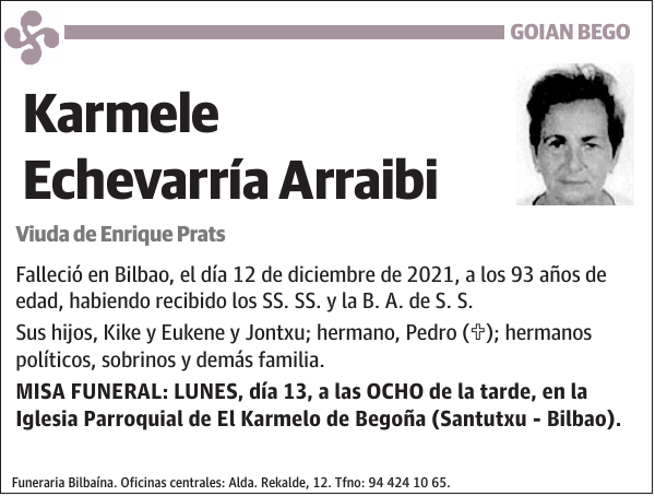 Karmele Echevarría Arraibi