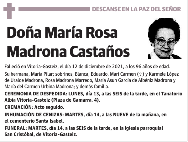 María Rosa Madrona Castaños