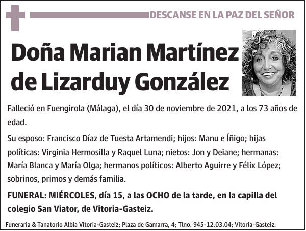 Marian Martínez de Lizarduy González