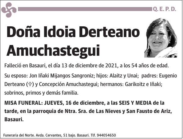 Idoia Derteano Amuchastegui