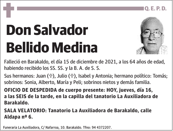 Salvador Bellido Medina