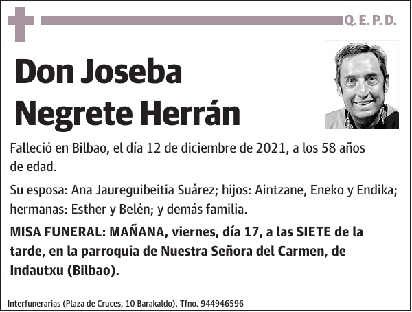 Joseba Negrete Herrán