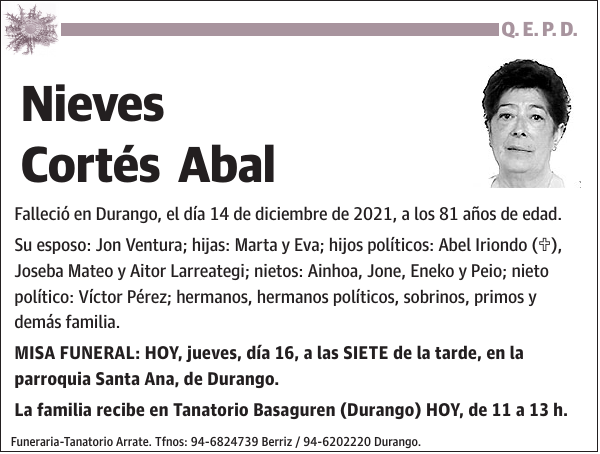 Nieves Cortés Abal