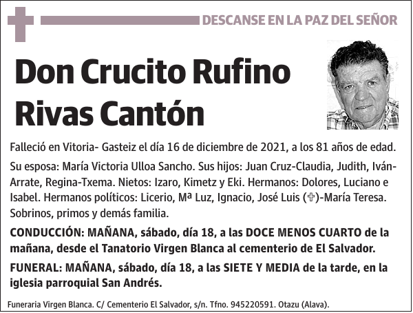 Crucito Rufino Rivas Cantón