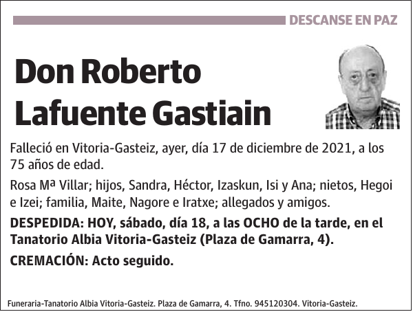 Roberto Lafuente Gastiain