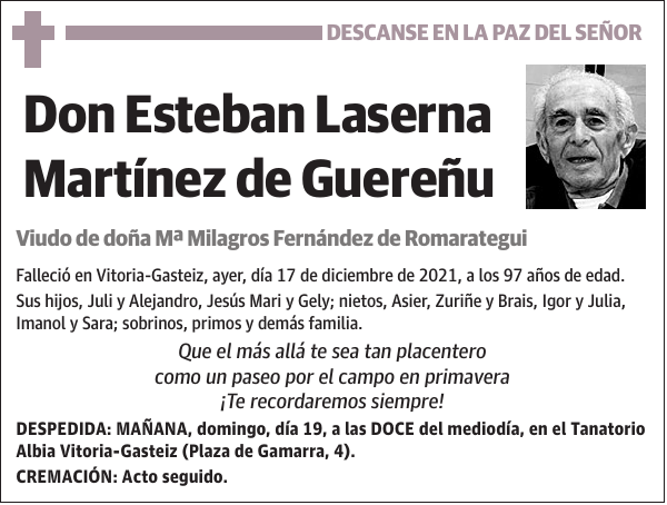 Esteban Laserna Martínez de Guereñu