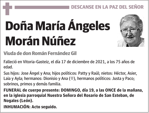 María Ángeles Morán Núñez