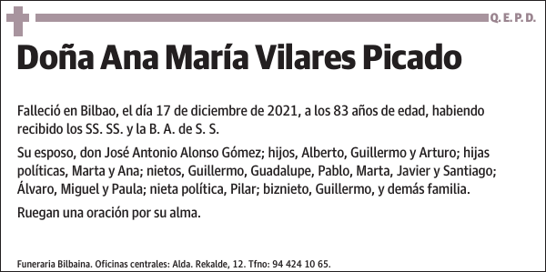 Ana María Vilares Picado