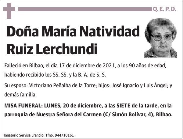 María Natividad Ruiz Lerchundi