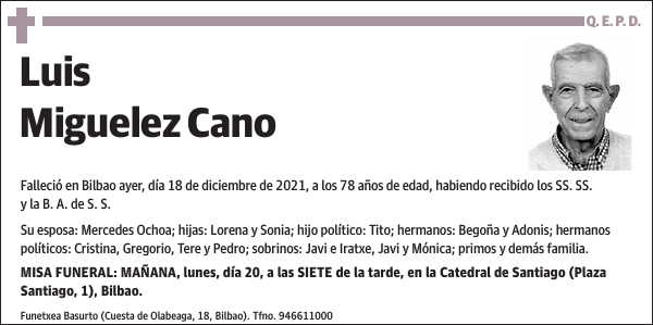 Luis Miguelez Cano