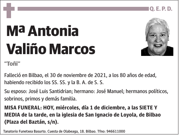 Mª Antonia Valiño Marcos