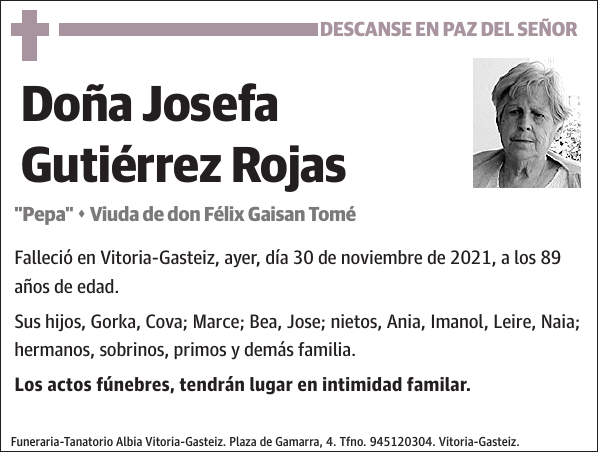 Josefa Gutiérrez Rojas
