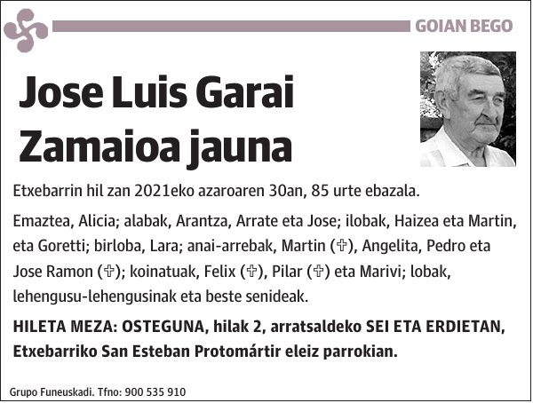 Jose Luis Garai Zamaioa