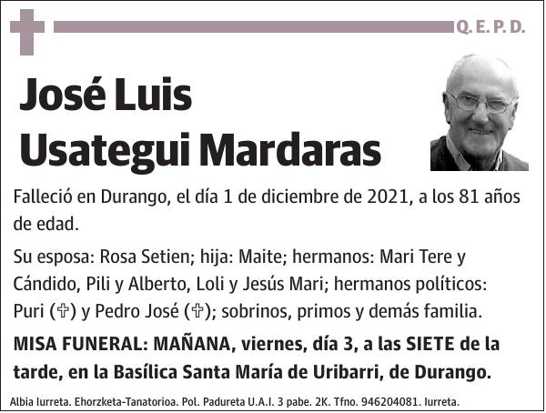 José Luis Usategui Mardaras