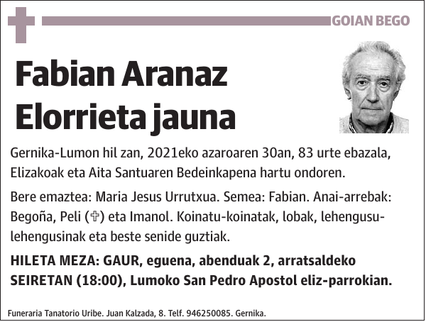 Fabian Aranaz Elorrieta