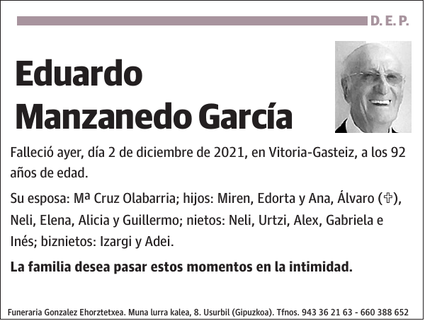 Eduardo Manzanedo García