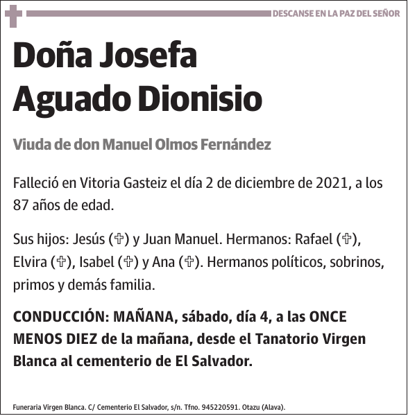 Josefa Aguado Dionisio