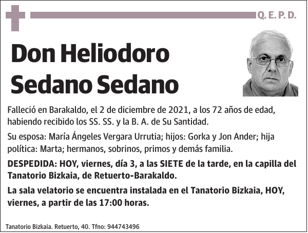 Heliodoro Sedano Sedano