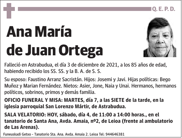 Ana María de Juan Ortega