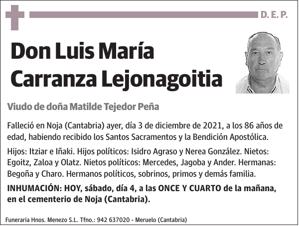 Luis María Carranza Lejonagoitia