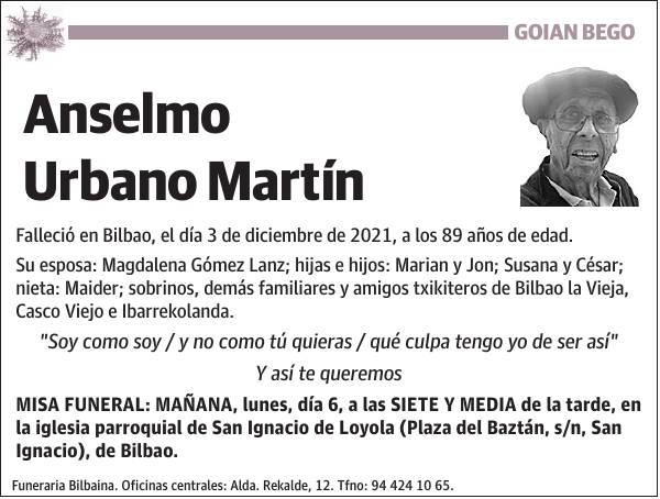 Anselmo Urbano Martín