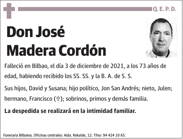 José Madera Cordón