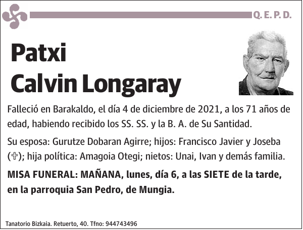 Patxi Calvin Longaray