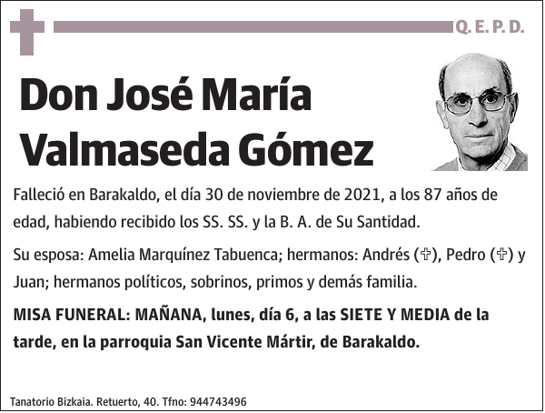 José María Valmaseda Gómez