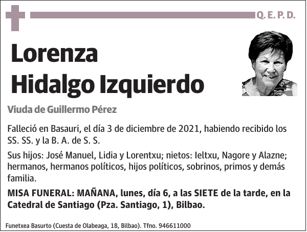 Lorenza Hidalgo Izquierdo