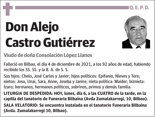 Alejo Castro Gutiérrez