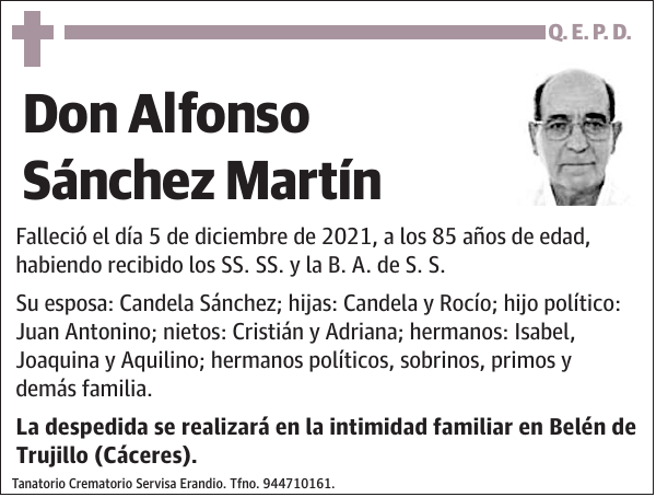 Alfonso Sánchez Martín