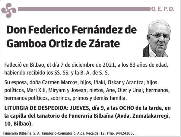 Federico Fernández de Gamboa Ortiz de Zárate