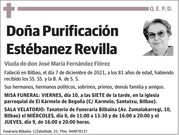 Purificación Estébanez Revilla