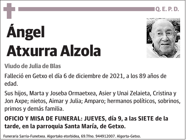 Ángel Atxurra Alzola
