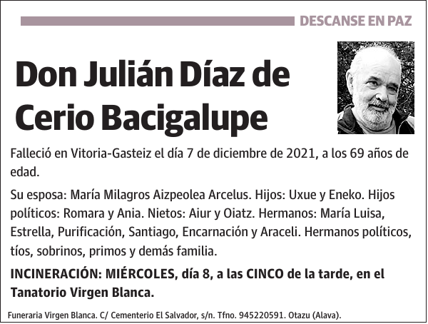 Julián Díaz de Cerio Bacigalupe