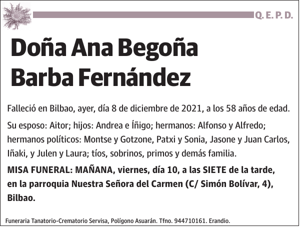 Ana Begoña Barba Fernández