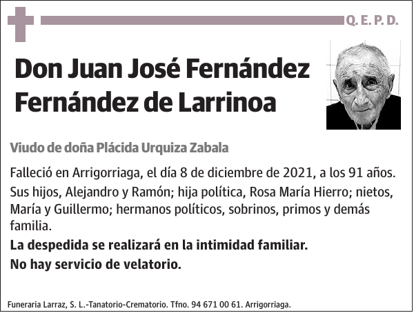 Juan José Fernández Fernández de Larrinoa