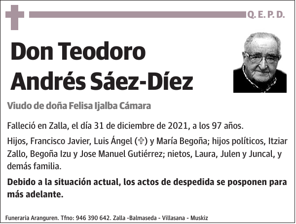 Teodoro Andrés Sáez-Díez