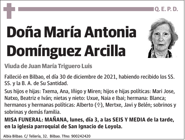 María Antonia Domínguez Arcilla