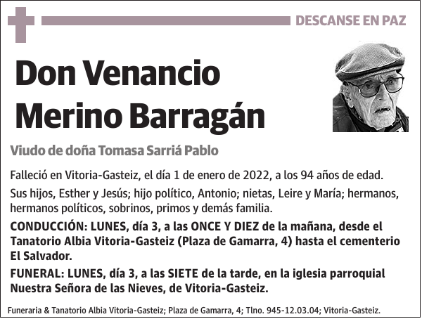 Venancio Merino Barragán