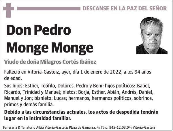 Pedro Monge Monge